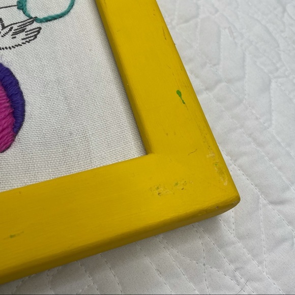 Vintage hand stitched number nursery decor - Picture 5 of 9